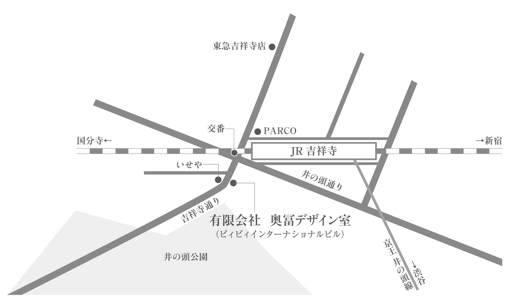 奥冨デザイン室マップ